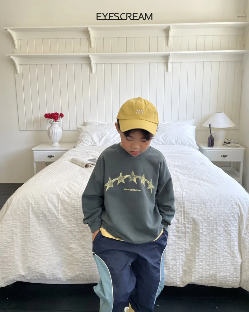 Eyescream - Korean Children Fashion - #Kfashion4kids - Five Stars Sweatshirt - 4