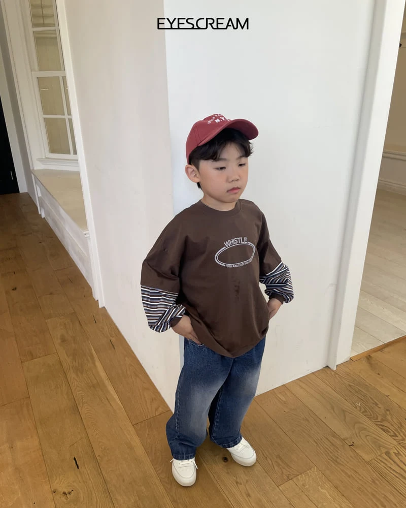 Eyescream - Korean Children Fashion - #Kfashion4kids - Whistle Layered Tee - 4