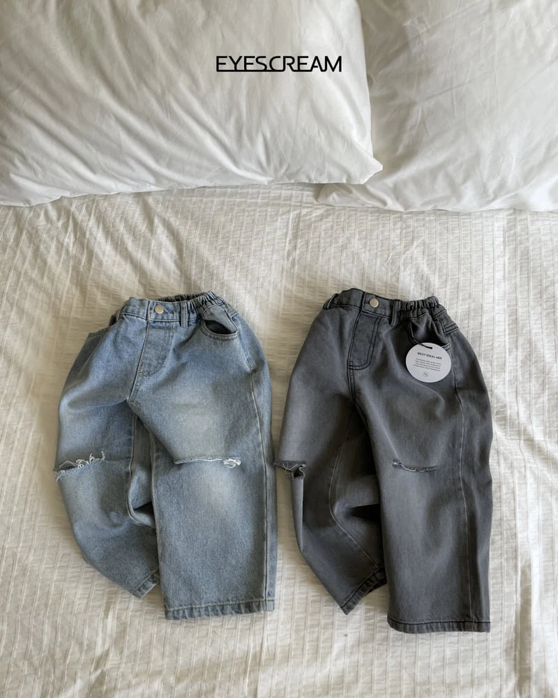 Eyescream - Korean Children Fashion - #magicofchildhood - Vintage Denim Pants