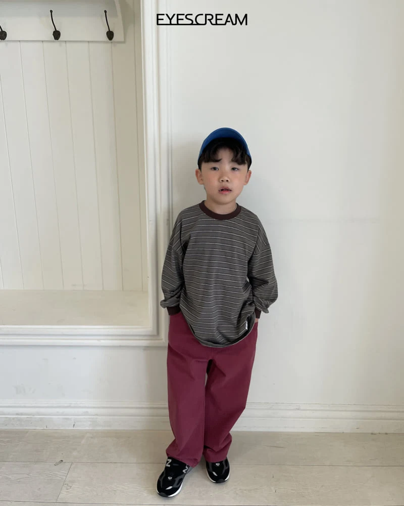 Eyescream - Korean Children Fashion - #magicofchildhood - Mani Stripe Tee - 4