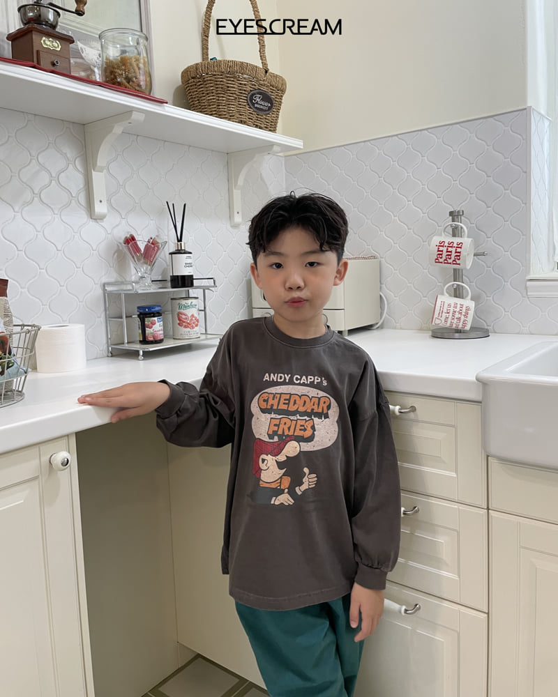 Eyescream - Korean Children Fashion - #minifashionista - Snack Pigment Tee - 10