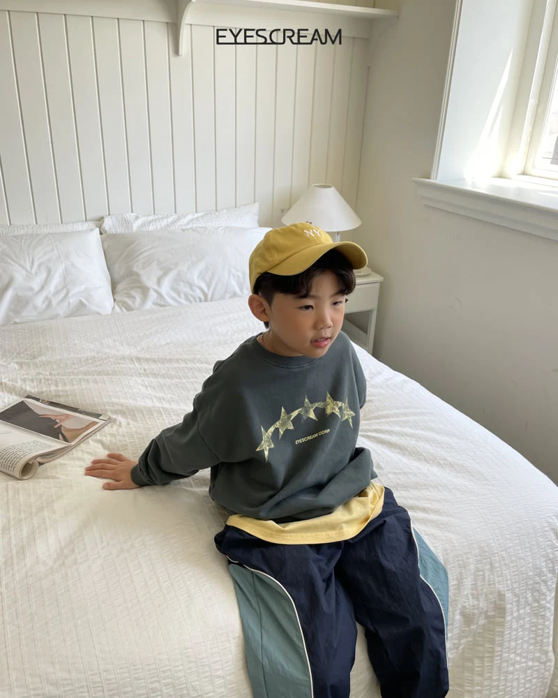 Eyescream - Korean Children Fashion - #minifashionista - Five Stars Sweatshirt - 6
