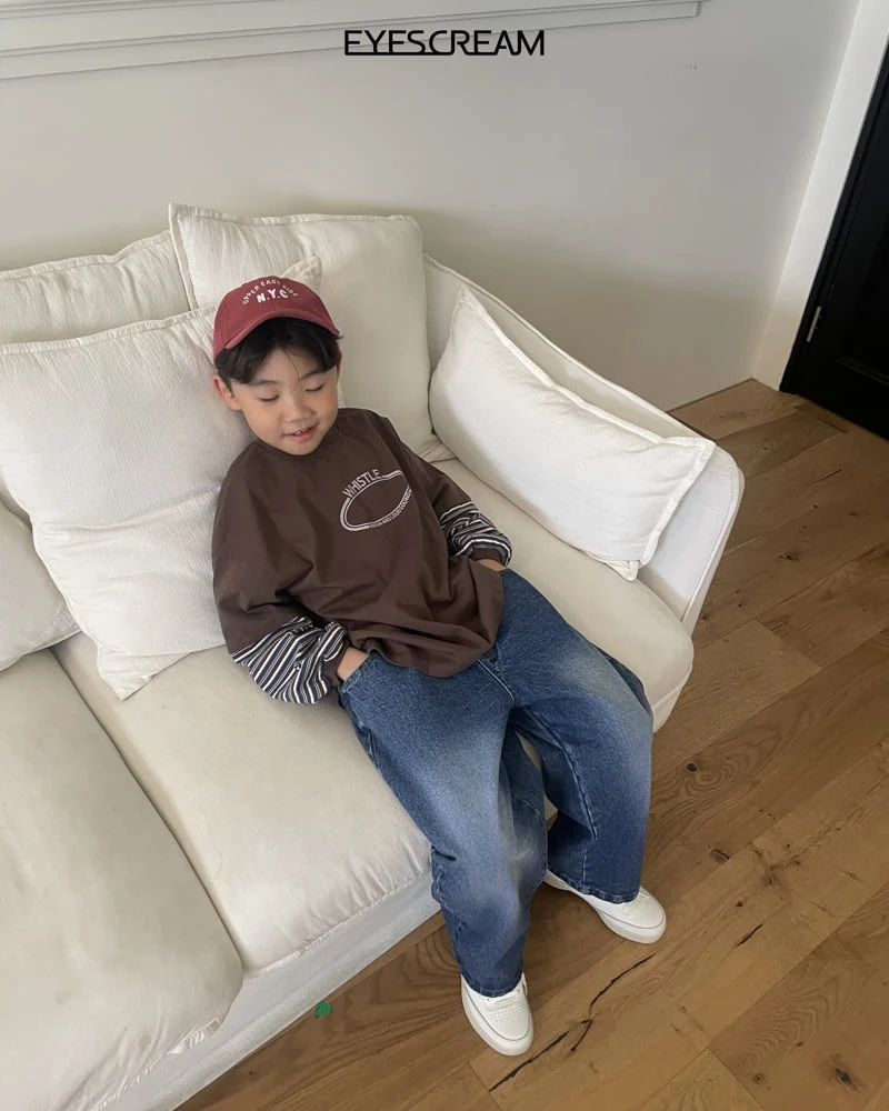 Eyescream - Korean Children Fashion - #prettylittlegirls - Groovy Denim Pants - 9