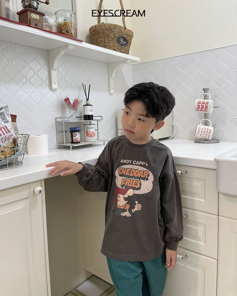 Eyescream - Korean Children Fashion - #todddlerfashion - Snack Pigment Tee - 12