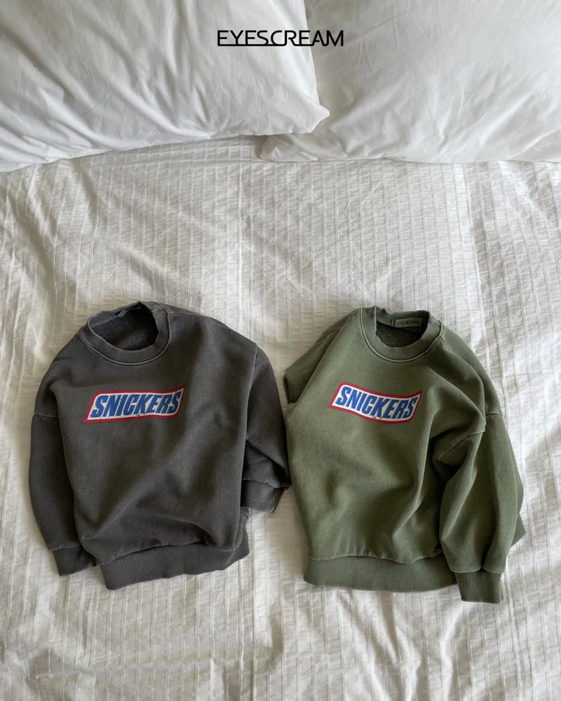 Eyescream - Korean Children Fashion - #toddlerclothing - Choco Bar Pigment Sweatshirt
