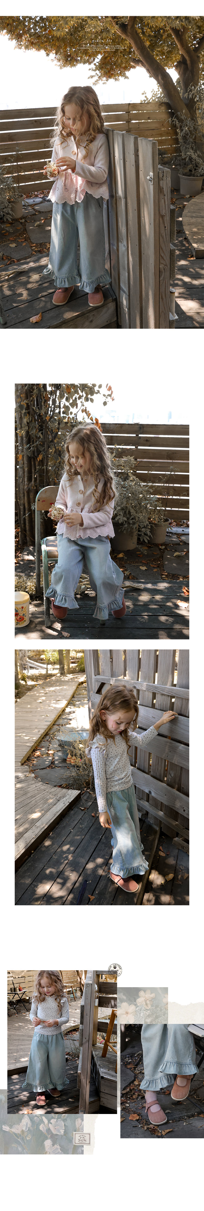 Flo - Korean Children Fashion - #childofig - Cha Cha Denim Pants - 7