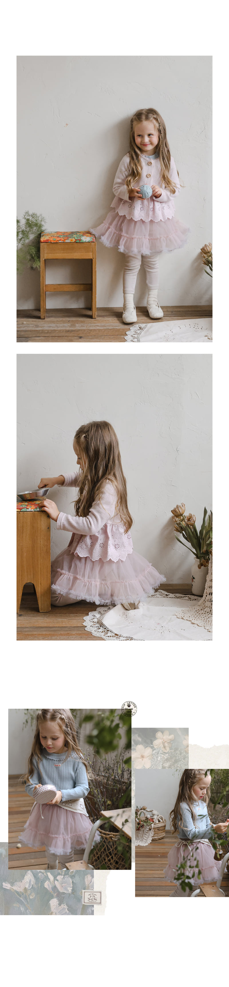 Flo - Korean Children Fashion - #childofig - Maju Shirring Skirt Leggings - 11