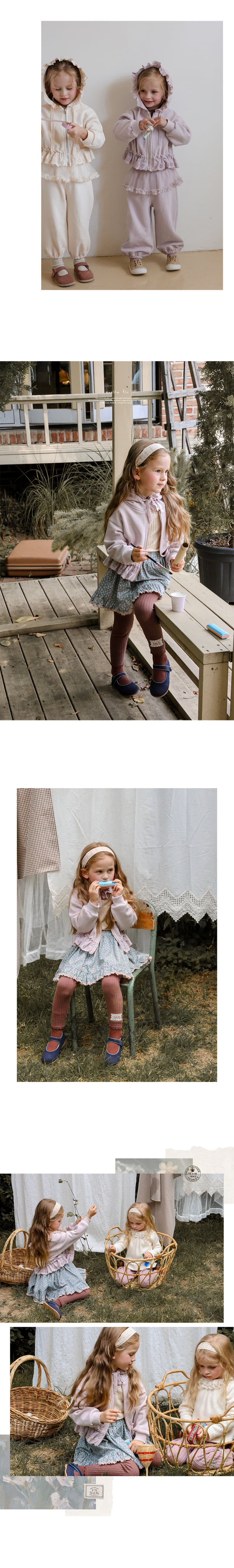 Flo - Korean Children Fashion - #childofig - Oatmeal Hooded Jacket - 4