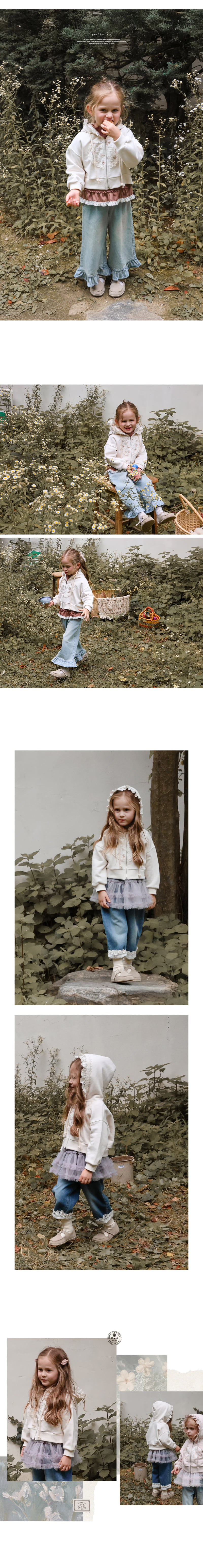 Flo - Korean Children Fashion - #discoveringself - Heart Ring Hooded Jacket - 8