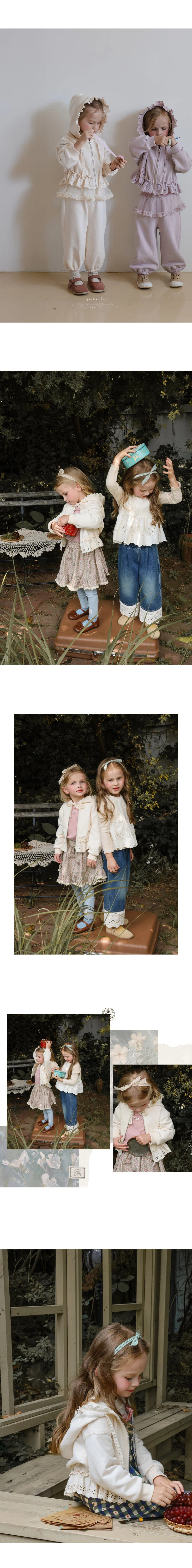 Flo - Korean Children Fashion - #kidsshorts - Oatmeal Hooded Jacket - 8