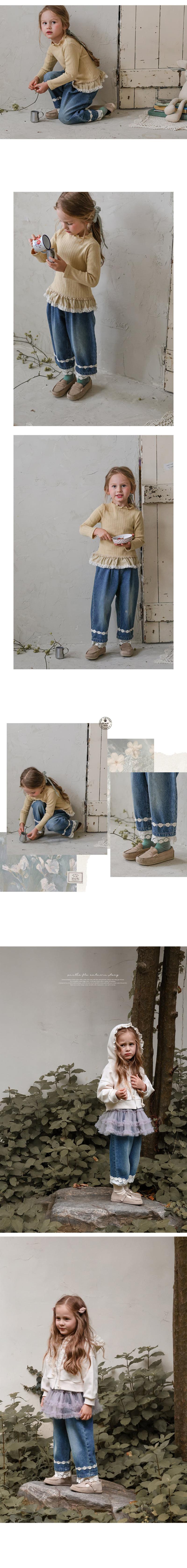 Flo - Korean Children Fashion - #kidsshorts - Ile Denim Pants - 8