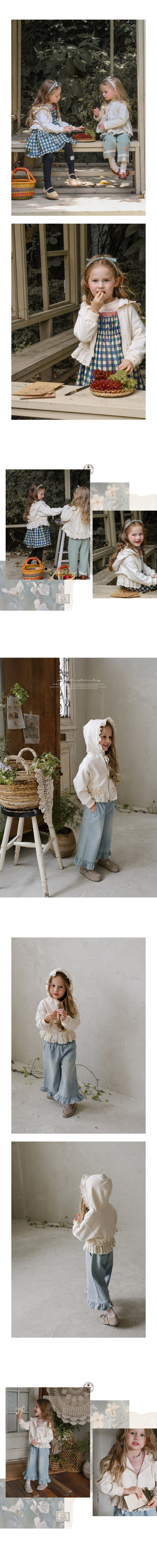 Flo - Korean Children Fashion - #kidsstore - Oatmeal Hooded Jacket - 9
