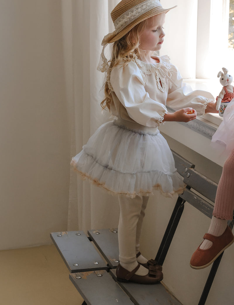 Flo - Korean Children Fashion - #kidsstore - Maju Shirring Skirt Leggings