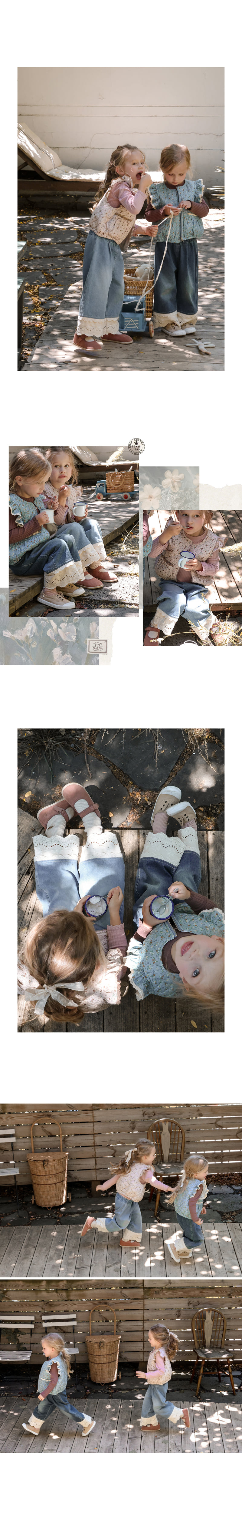 Flo - Korean Children Fashion - #minifashionista - Delight Denim Pants - 4