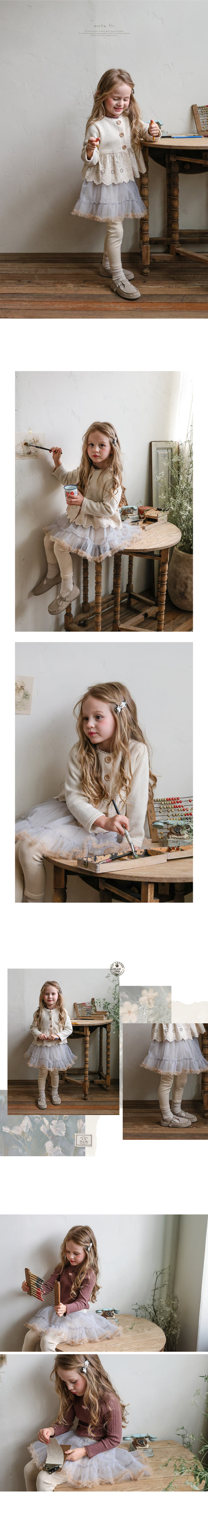 Flo - Korean Children Fashion - #prettylittlegirls - Maju Shirring Skirt Leggings - 7