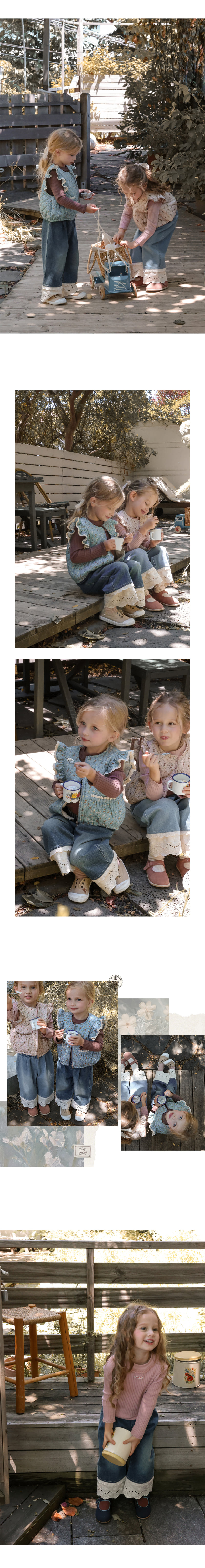 Flo - Korean Children Fashion - #stylishchildhood - Delight Denim Pants - 7