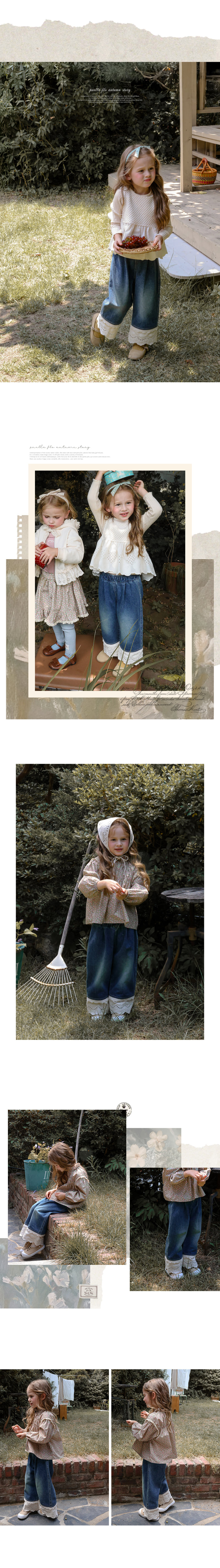 Flo - Korean Children Fashion - #toddlerclothing - Delight Denim Pants - 6