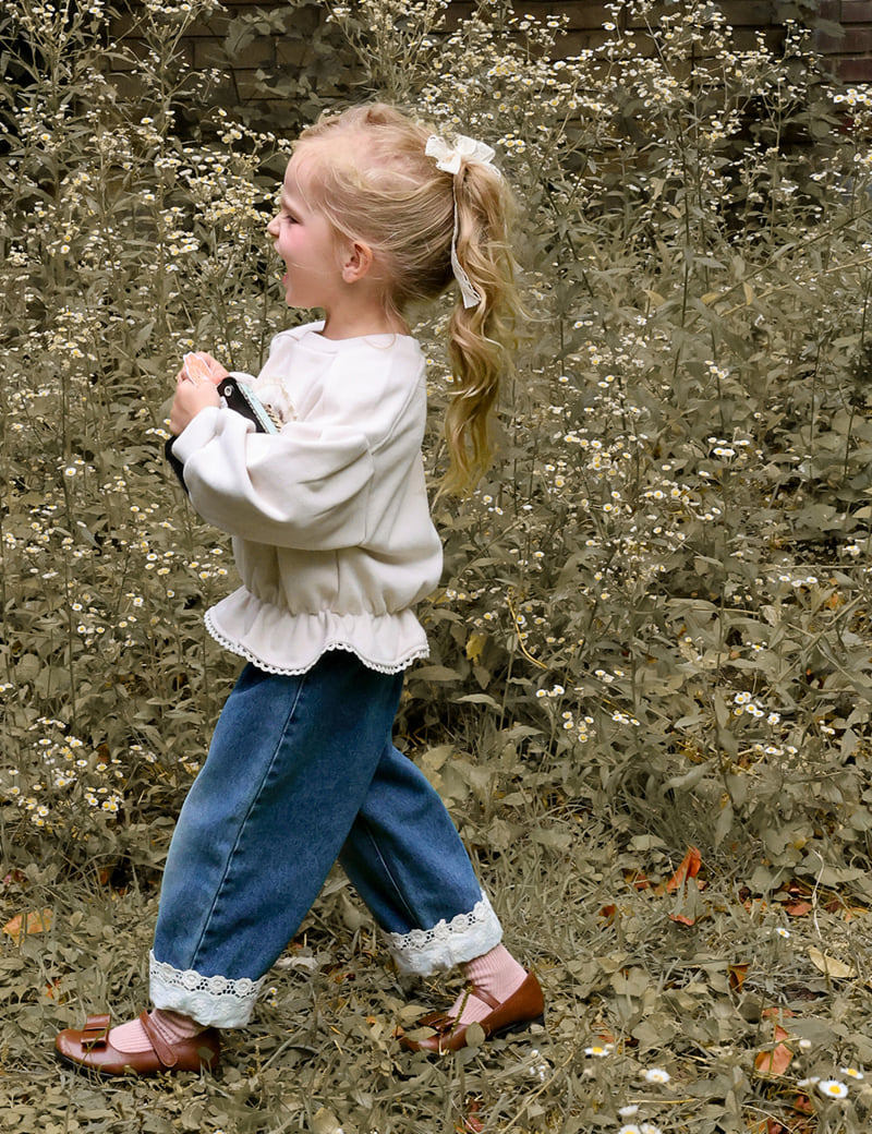 Flo - Korean Children Fashion - #toddlerclothing - Ile Denim Pants