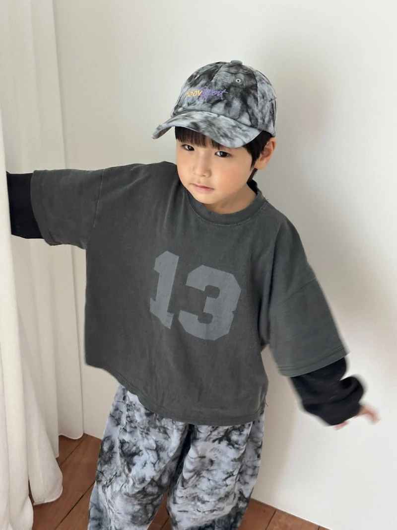 Foov - Korean Children Fashion - #Kfashion4kids - Pigment Layered Tee - 5