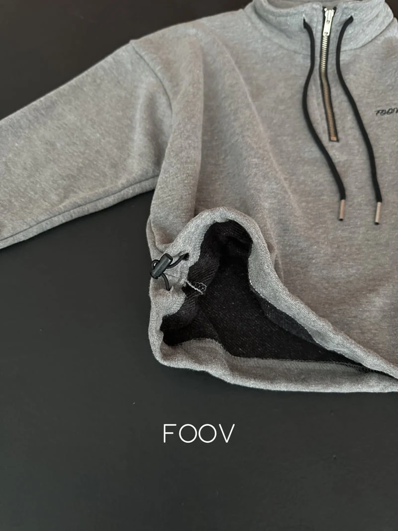 Foov - Korean Children Fashion - #kidzfashiontrend - Half Zip-up Sweatshirts - 4