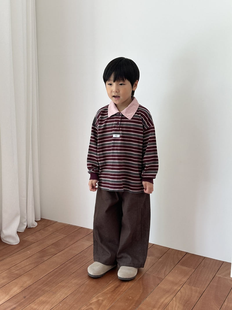 Foov - Korean Children Fashion - #Kfashion4kids - Legato Rugby Tee - 7