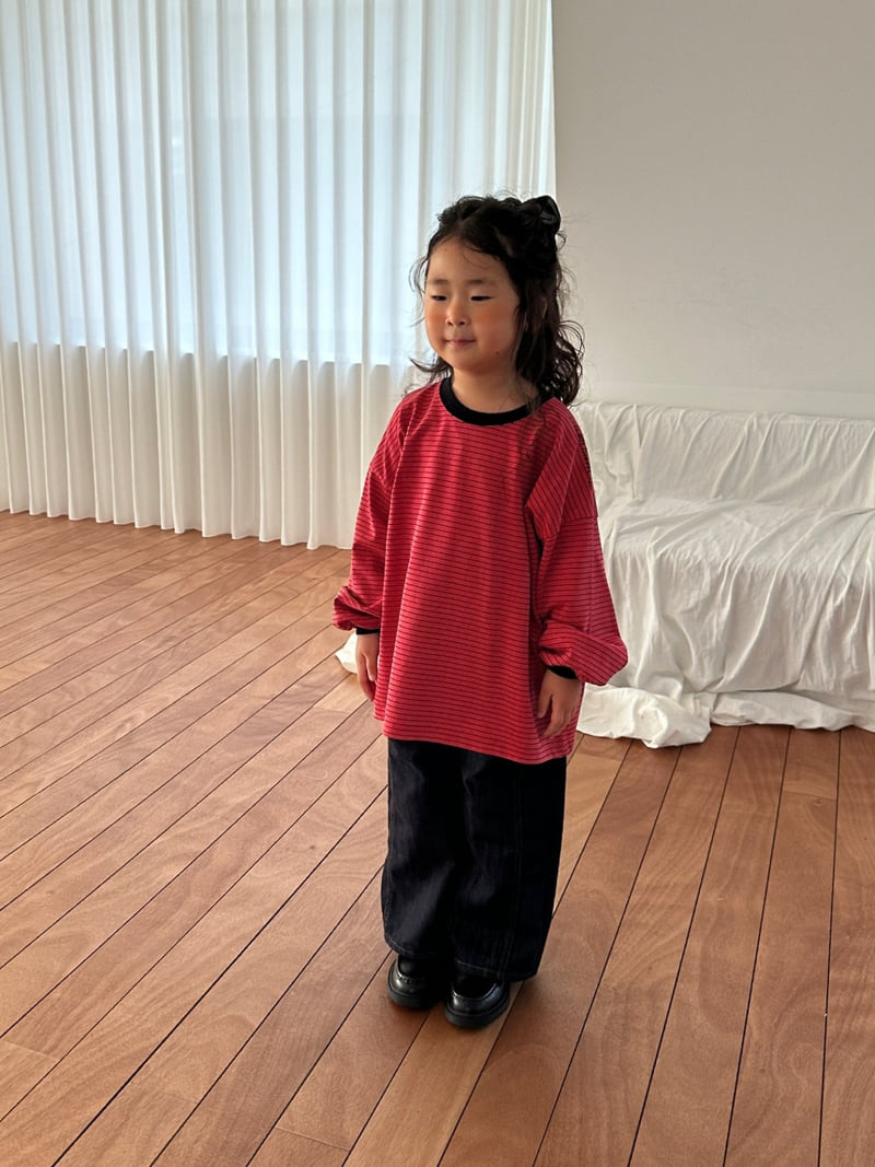 Foov - Korean Children Fashion - #Kfashion4kids - Stripe Tee - 5