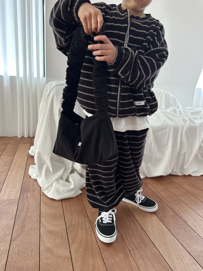 Foov - Korean Children Fashion - #childofig - Stripe Terry Jumper - 12