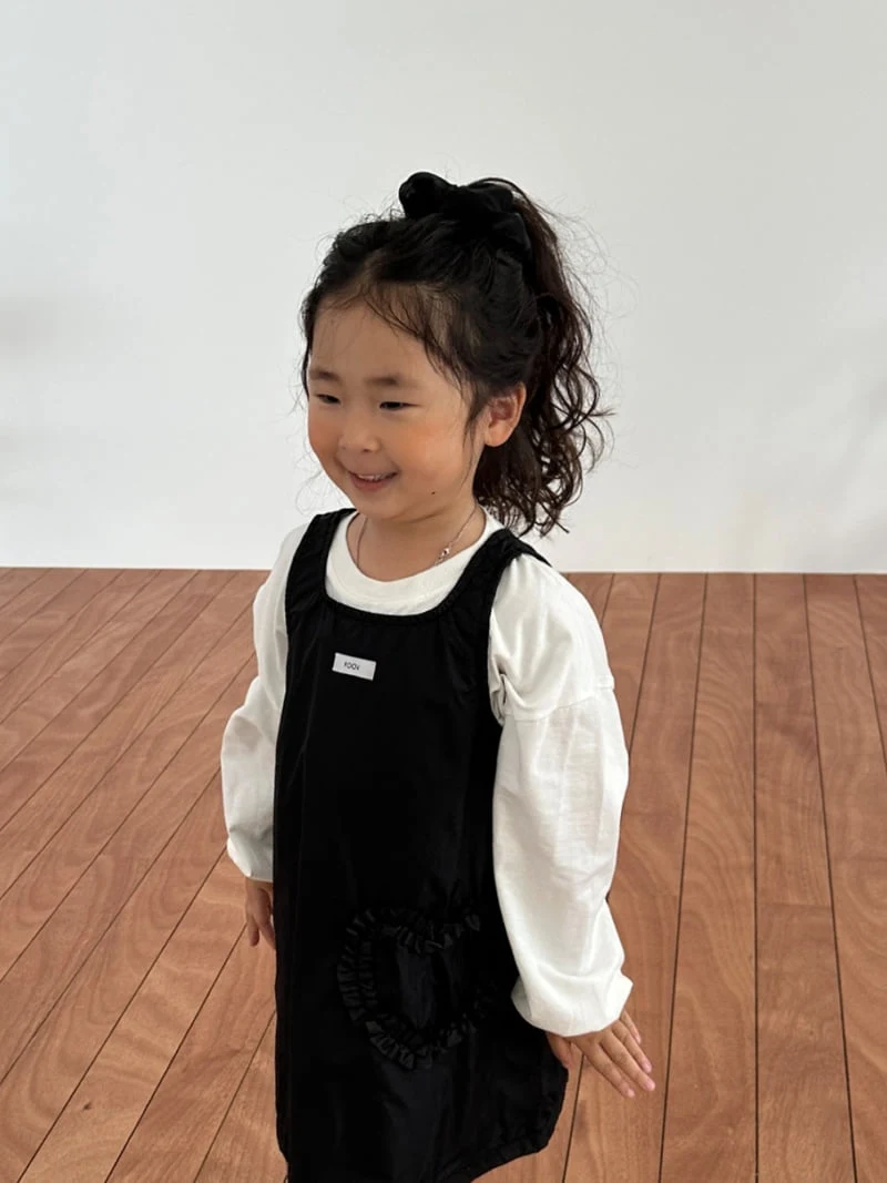 Foov - Korean Children Fashion - #childofig - Heart One-piece - 5