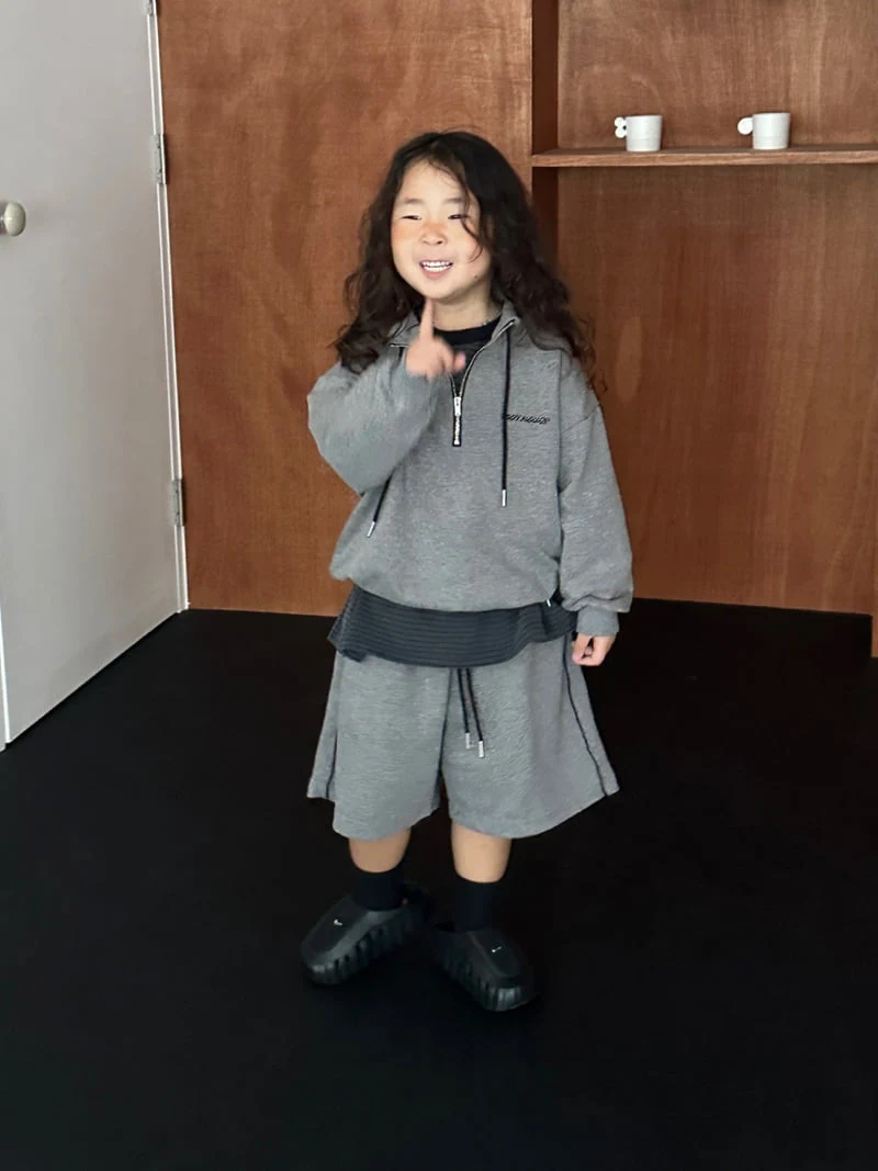 Foov - Korean Children Fashion - #childofig - Half Zip-up Sweatshirts - 12