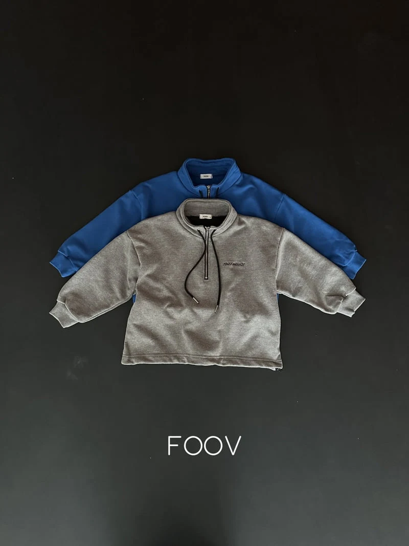 Foov - Korean Children Fashion - #kidsshorts - Half Zip-up Sweatshirts