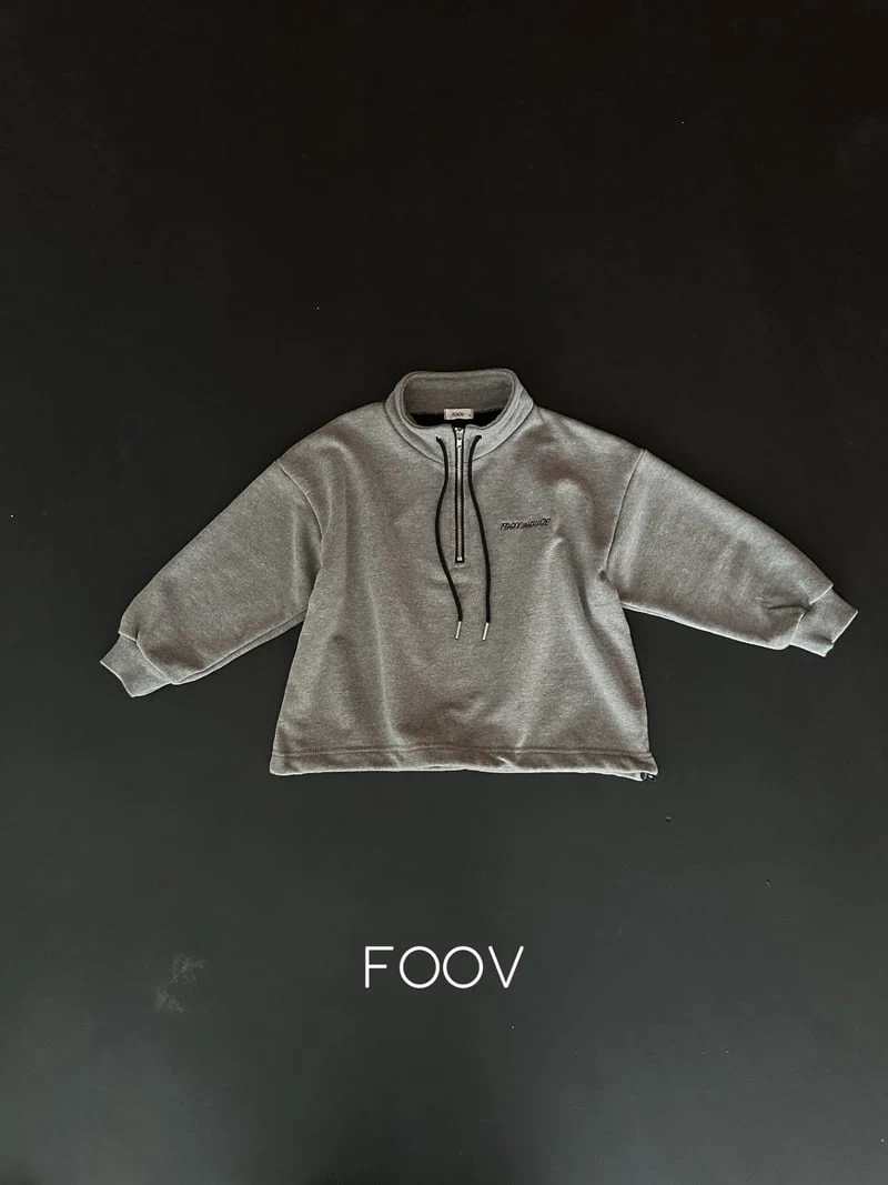 Foov - Korean Children Fashion - #kidsstore - Half Zip-up Sweatshirts - 2