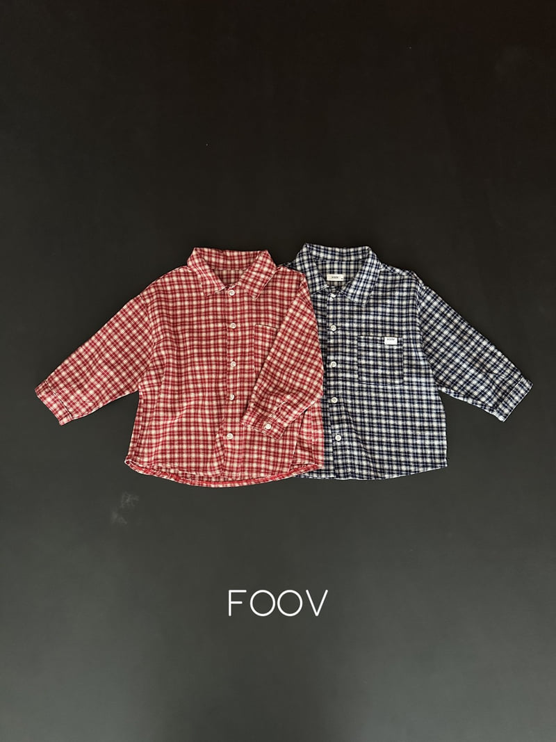 Foov - Korean Children Fashion - #kidsstore - Check Shirt