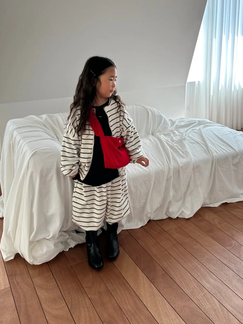 Foov - Korean Children Fashion - #littlefashionista - Stripe Terry Jumper - 8