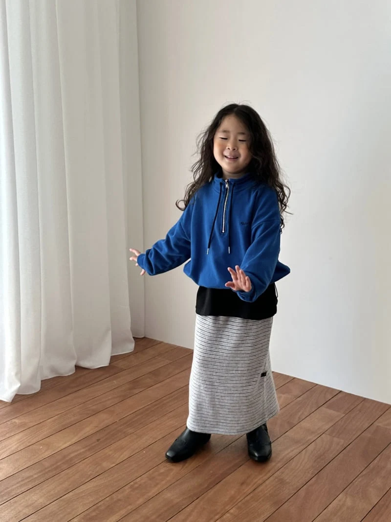 Foov - Korean Children Fashion - #littlefashionista - Half Zip-up Sweatshirts - 5