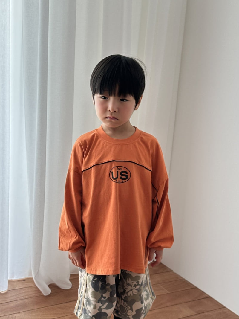 Foov - Korean Children Fashion - #minifashionista - US Piping Tee - 8