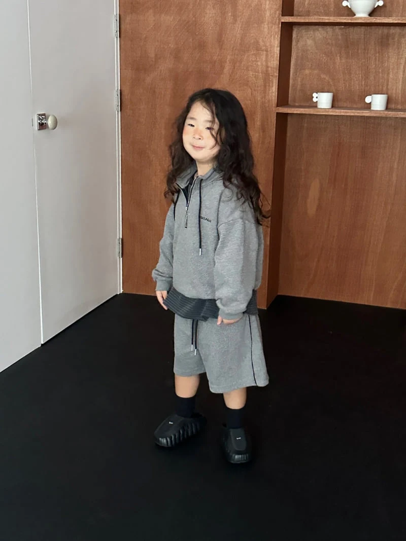 Foov - Korean Children Fashion - #stylishchildhood - Half Zip-up Sweatshirts - 11