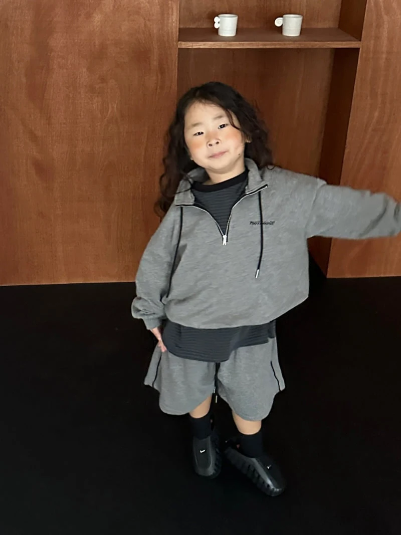 Foov - Korean Children Fashion - #todddlerfashion - Half Zip-up Sweatshirts - 9