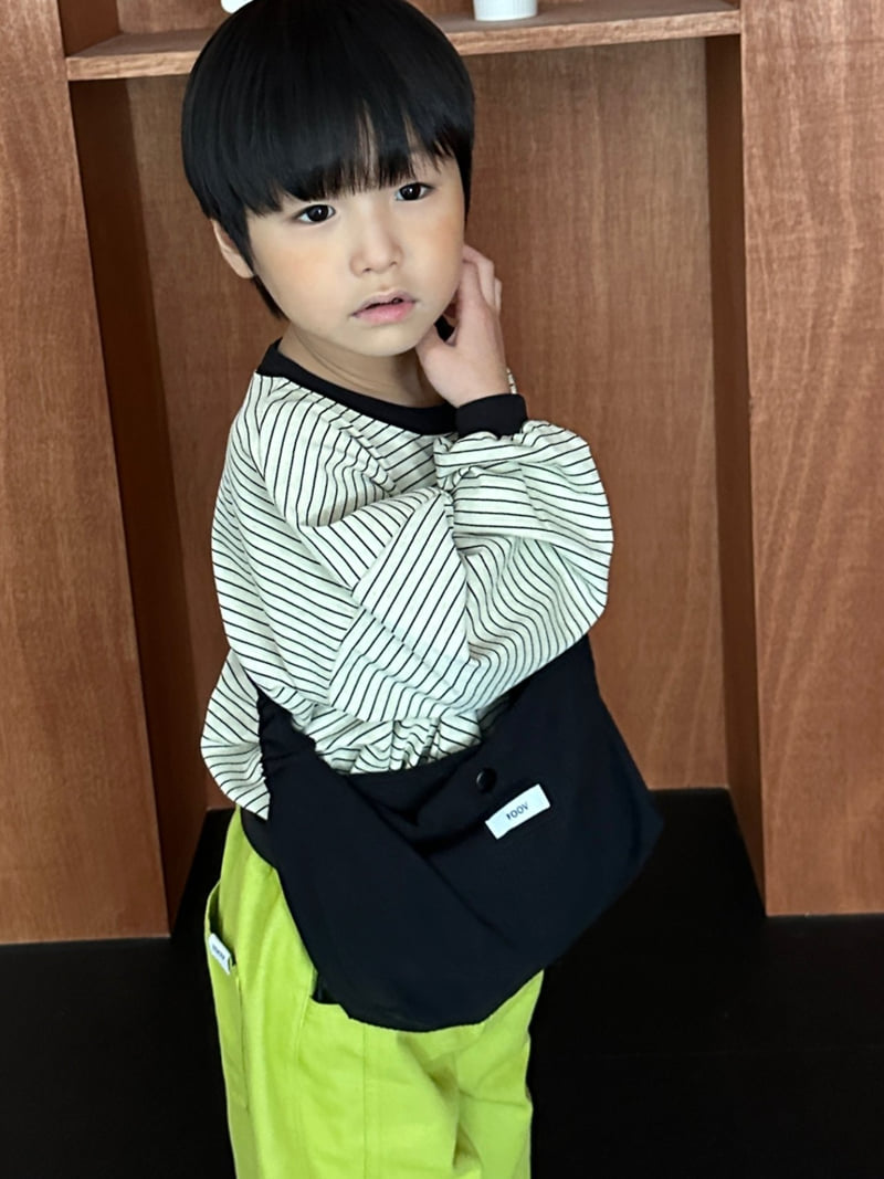 Foov - Korean Children Fashion - #todddlerfashion - Stripe Tee - 10