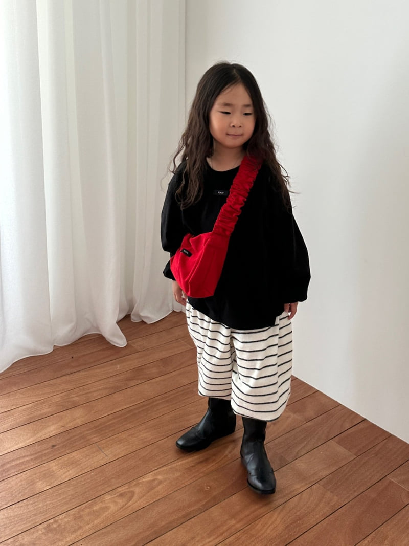 Foov - Korean Children Fashion - #todddlerfashion - Stripe Terry Pants - 4