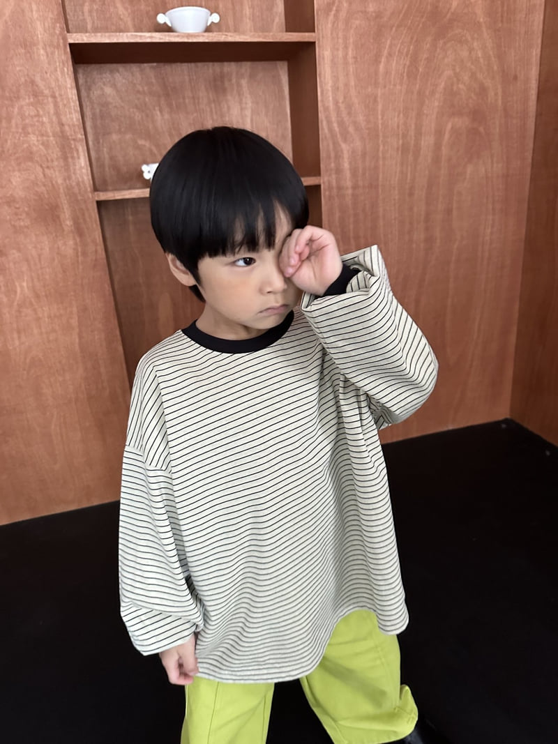 Foov - Korean Children Fashion - #toddlerclothing - Stripe Tee - 11
