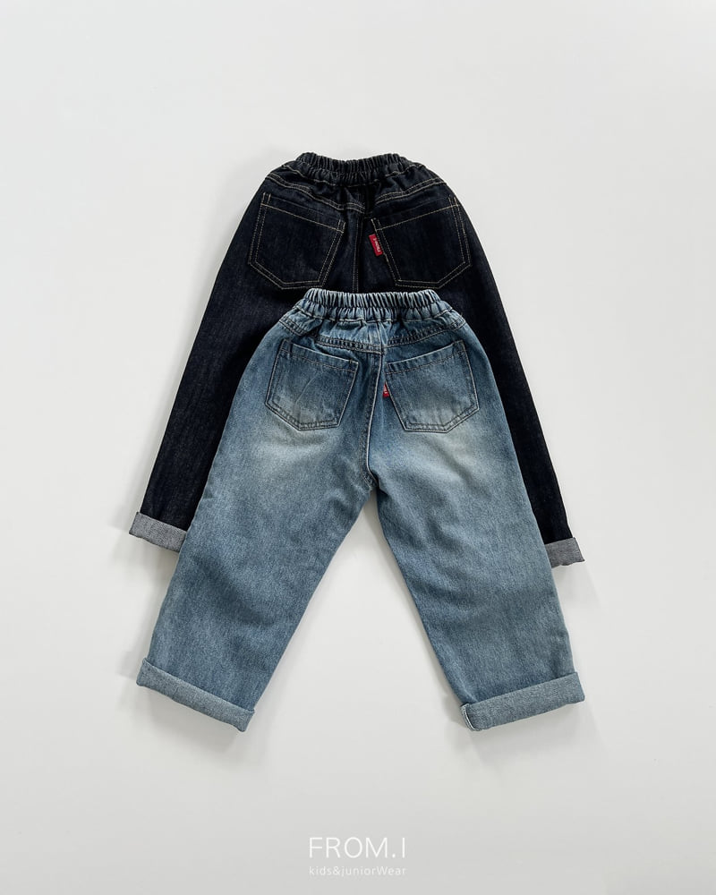From I - Korean Children Fashion - #Kfashion4kids - Standard Denim Pants