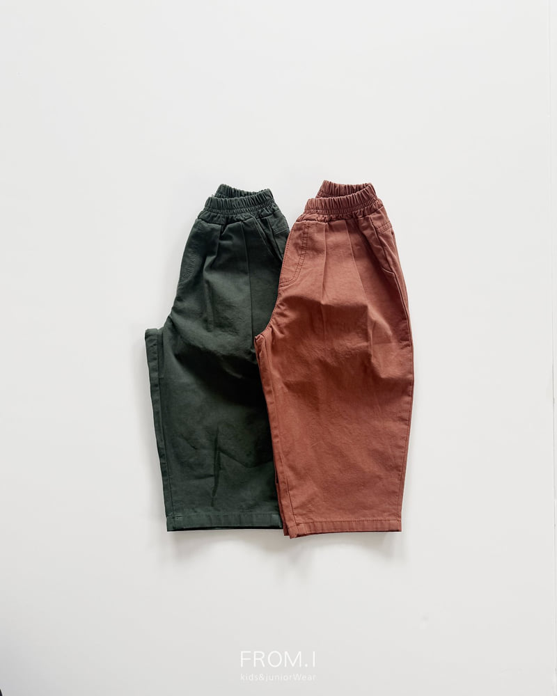 From I - Korean Children Fashion - #Kfashion4kids - Wide Cotton Pants