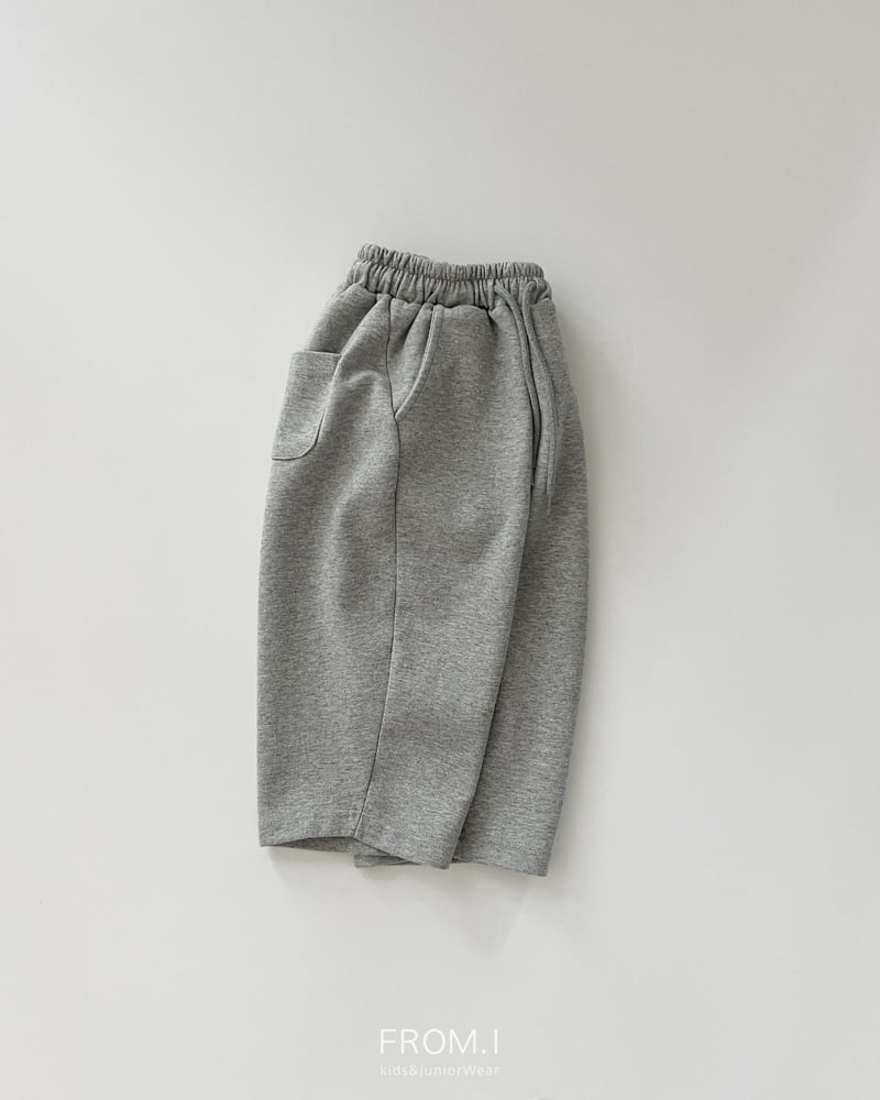 From I - Korean Children Fashion - #stylishchildhood - Curved Wide Sweatpants - 4