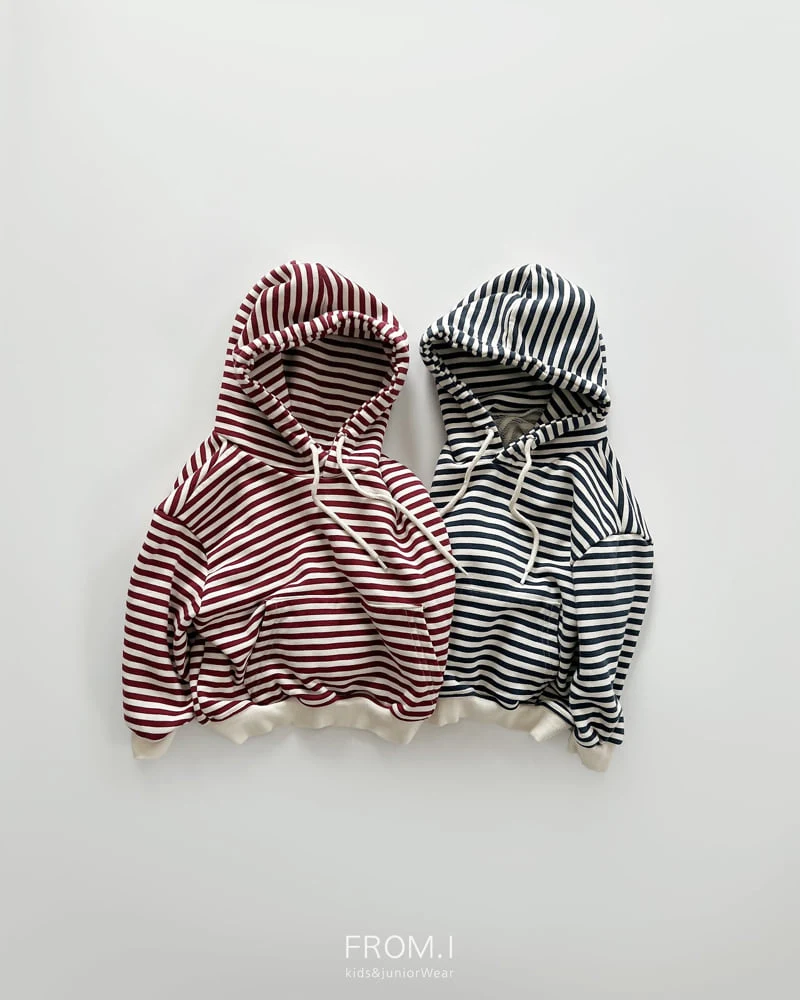 From I - Korean Children Fashion - #childofig - Stripe Hoodie - 6