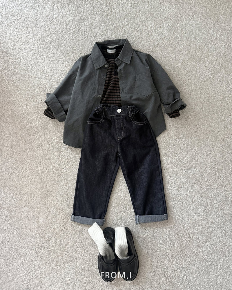 From I - Korean Children Fashion - #childrensboutique - Standard Denim Pants - 10