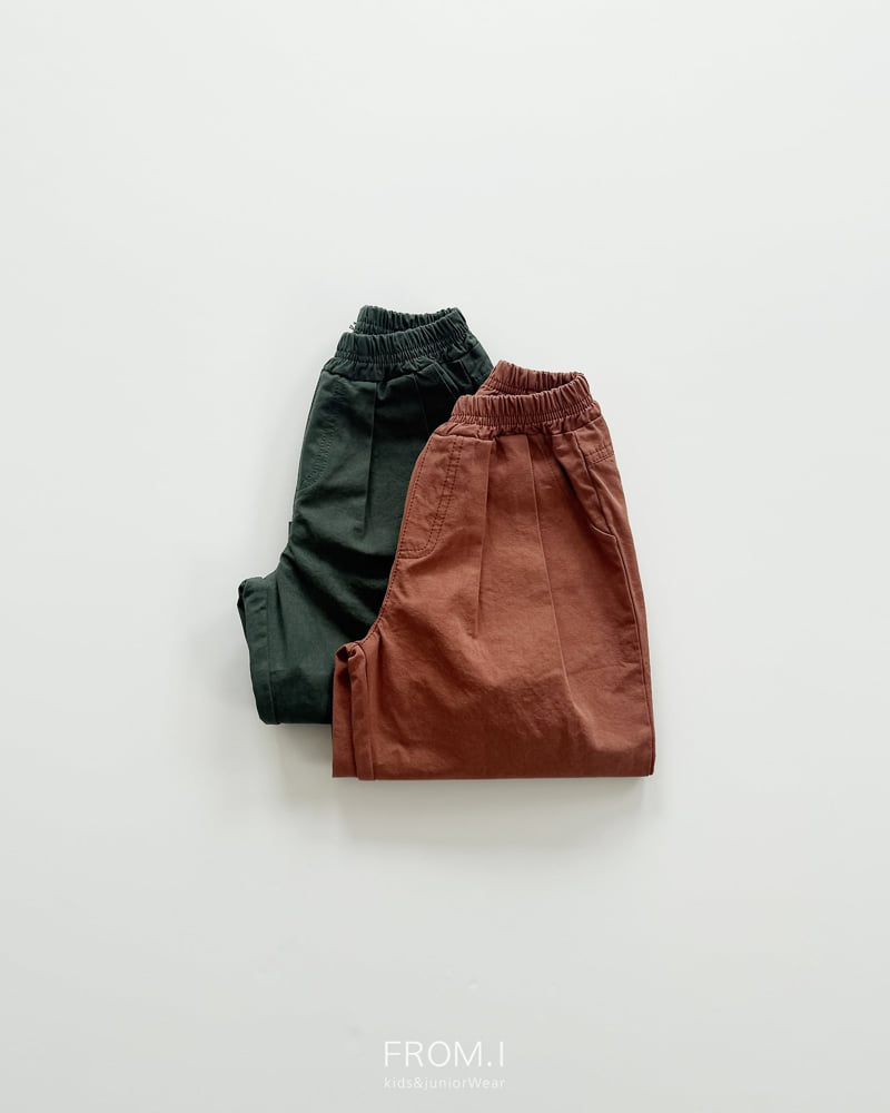 From I - Korean Children Fashion - #childrensboutique - Wide Cotton Pants - 8