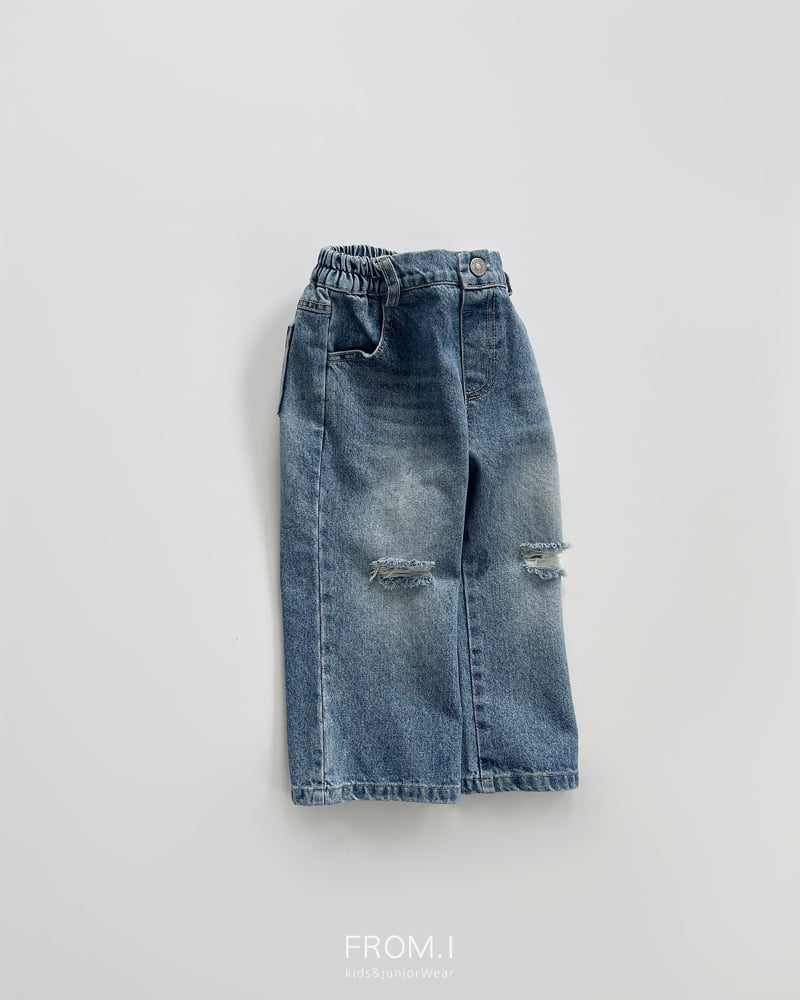 From I - Korean Children Fashion - #childrensboutique - Damage Denim Pants - 7