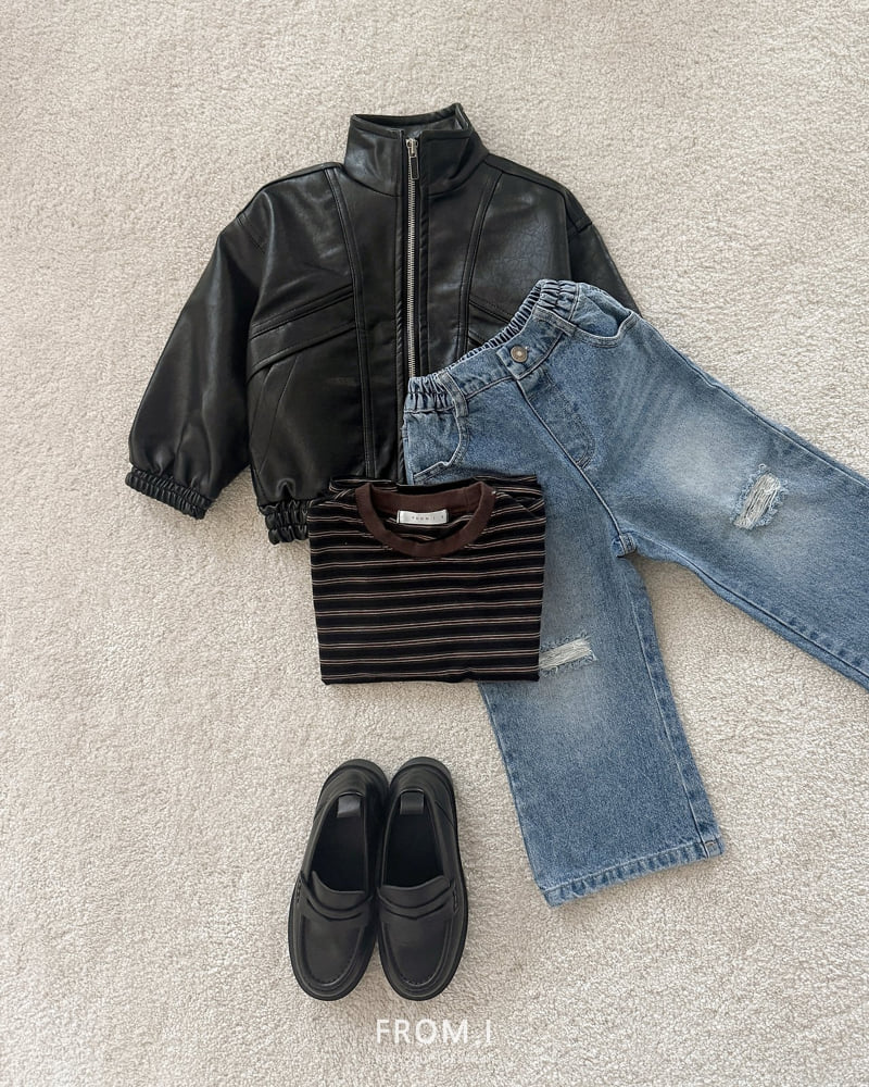 From I - Korean Children Fashion - #designkidswear - Damage Denim Pants - 8