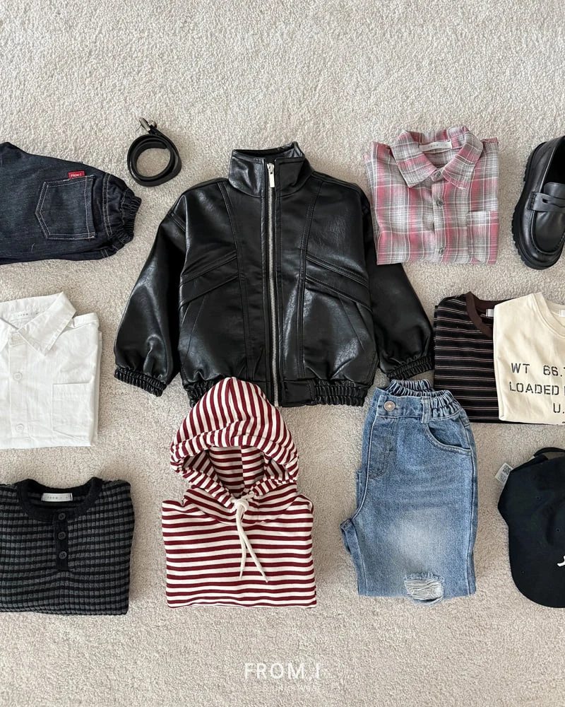 From I - Korean Children Fashion - #designkidswear - Stripe Hoodie - 8