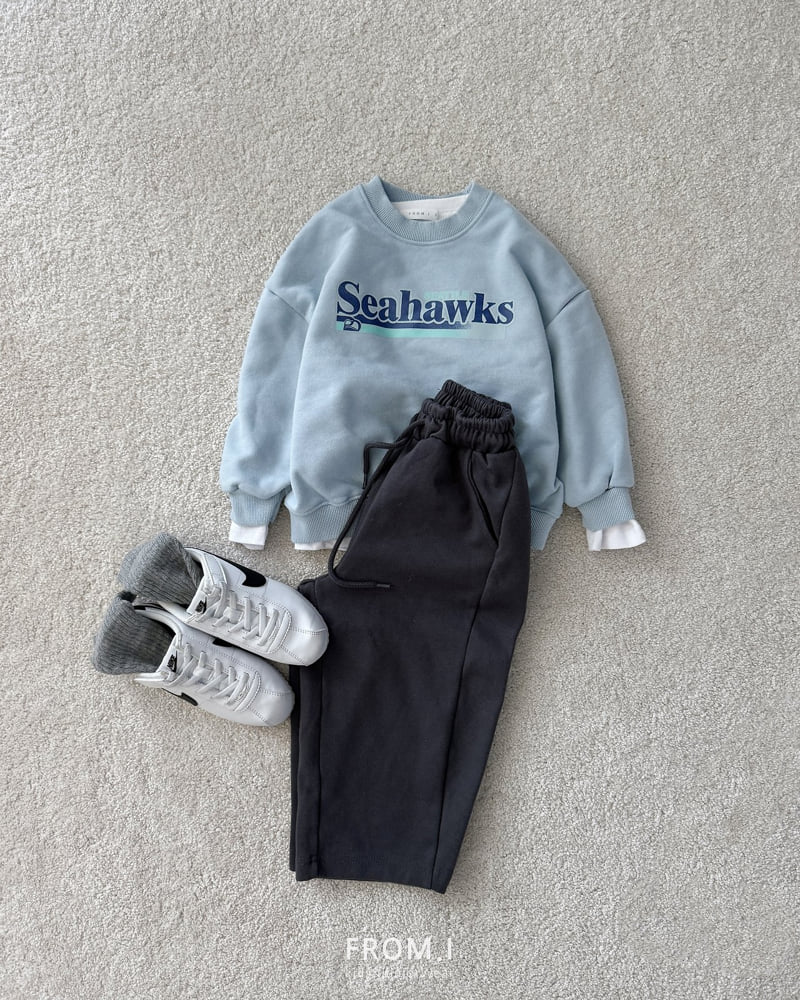 From I - Korean Children Fashion - #fashionkids - Curved Wide Sweatpants - 8
